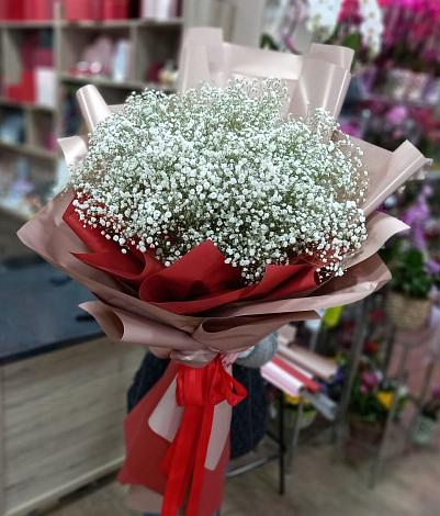 Букет цветов из: Гипсофила в Нововладимирской