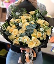Букет цветов из:  Розы и Лизиантусы #REPLACE_PRED# Нововладимирской